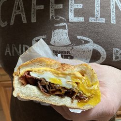 Kurt's Deli - Best egg sandwich ever. Perfect amount of crisp bacon, eggs cooked perfectly. Worth the trip to Lindenhurst.