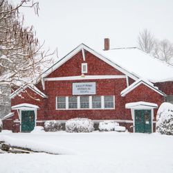 Vassalboro Historical Society - Winter photo of Vassalboro Historic Society