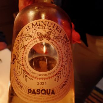 Brass - 11 Minutes Pasqua Rosé Vino - 8/5/2025 - French Near Me - New York, New York