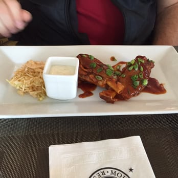 Stickney's Restaurant - Pork "wings" with maple habanero bbq sauce and spicy coleslaw. - Wine Bars Near Me - Bretton Woods, New Hampshire