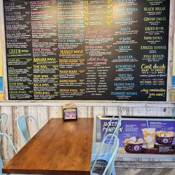 Playa Bowls - Menu and seating - Juice Bars & Smoothies Near Me - Newport, Rhode Island Playa Bowls - Menu and seating - Juice Bars & Smoothies Near Me - Newport, Rhode Island