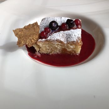 Taberna del Alabardero - Pumpkin Pie with Raspberry Puree - Spanish Near Me - Seville, SE