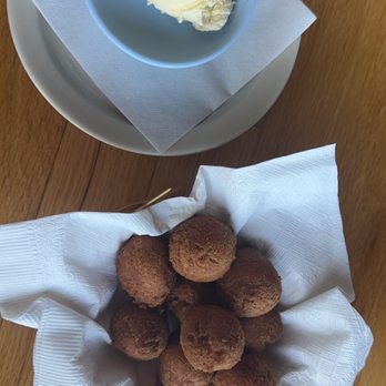Lee's Inlet Kitchen - Hush puppies and butter - Seafood Near Me - Murrells Inlet, South Carolina Lee's Inlet Kitchen - Hush puppies and butter - Seafood Near Me - Murrells Inlet, South Carolina