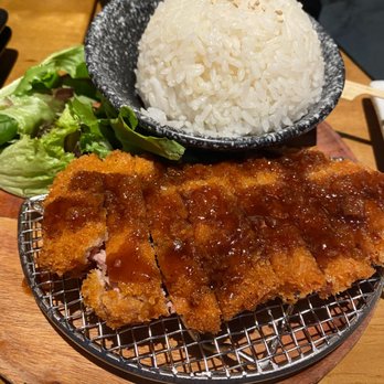 Shinya Shokudo - Chicken katsu perfectly crispy on the outside and so juicy on the inside! - Izakaya Near Me - Seattle, Washington Shinya Shokudo - Chicken katsu perfectly crispy on the outside and so juicy on the inside! - Izakaya Near Me - Seattle, Washington