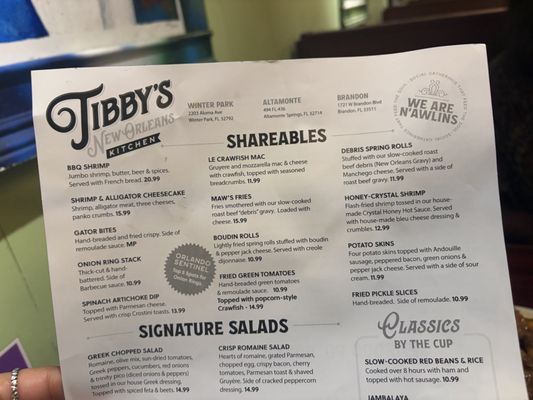 Menu photo 4 Tibby's New Orleans Kitchen Brandon, FL Menu photo 4 Tibby's New Orleans Kitchen Brandon, FL