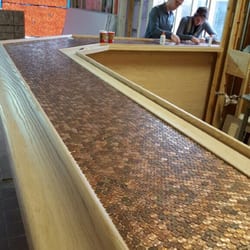 Jim's Place - Penny Top Bar in memory of Jim and his love for collecting coins!