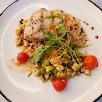 MICO - This was The Catch of the Day. Swordfish with couscous - Argentine Near Me - Charlotte, North Carolina