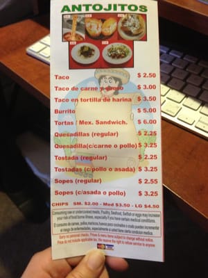 Menu photo 7 Antojitos Mexicanos Tenorio Miami, FL Menu photo 7 Antojitos Mexicanos Tenorio Miami, FL