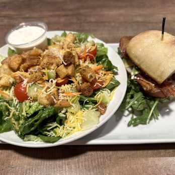 The BLVD - 1/2 salad and Turkey Club Sandwich - Bars Near Me - Bakersfield, California The BLVD - 1/2 salad and Turkey Club Sandwich - Bars Near Me - Bakersfield, California