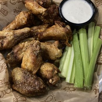 Kickin' Chicken West Ashley - 12 Wings with Lemon Pepper and Teriyaki - American Near Me - Charleston, South Carolina Kickin' Chicken West Ashley - 12 Wings with Lemon Pepper and Teriyaki - American Near Me - Charleston, South Carolina