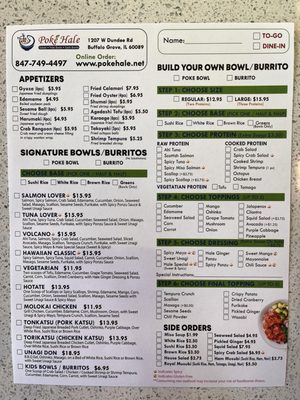 Menu photo 1 Poke Hale Buffalo Grove, IL Menu photo 1 Poke Hale Buffalo Grove, IL
