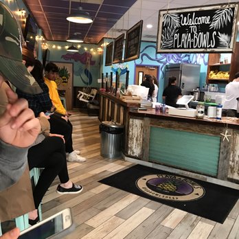 Playa Bowls - So many cool design features to make this spot feel beachy - Acai Bowls Near Me - Cranford, New Jersey Playa Bowls - So many cool design features to make this spot feel beachy - Acai Bowls Near Me - Cranford, New Jersey