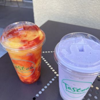 Tastea - Chamango and taro with lychee coconut jelly freeze - Coffee & Tea Near Me - Sunnyvale, California
