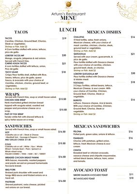 Menu photo 4 Arturo’s Restaurant Branford, CT