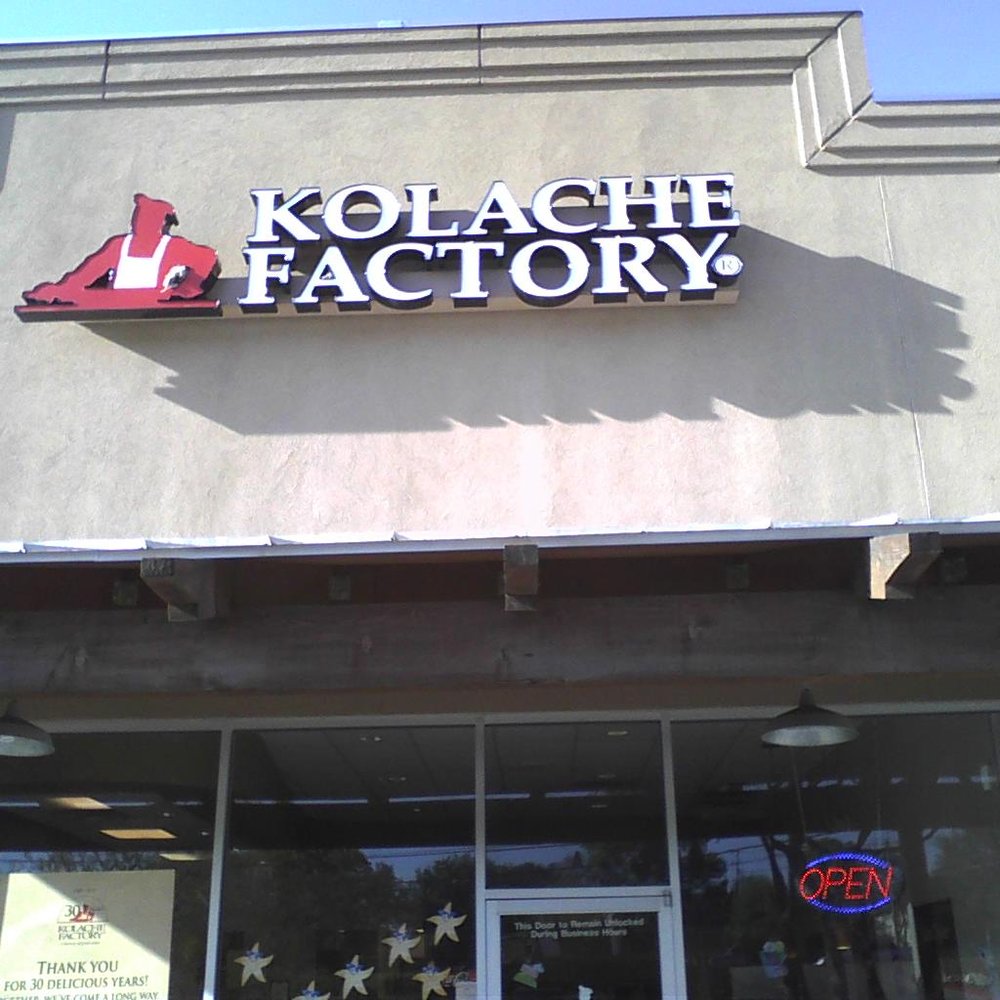 Kolache Factory - A very inviting storefront. It says, "Come in! We have kolaches! Heck, we MAKE kolaches! Step inside..." - Bakeries Near Me - Austin, Texas Kolache Factory - A very inviting storefront. It says, "Come in! We have kolaches! Heck, we MAKE kolaches! Step inside..." - Bakeries Near Me - Austin, Texas