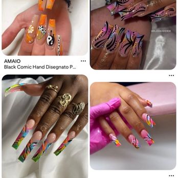 Alo Nails & Spa - Inspirations I showed Amy - Nail Salons Near Me - Lancaster, California Alo Nails & Spa - Inspirations I showed Amy - Nail Salons Near Me - Lancaster, California