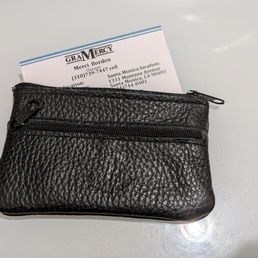 The Euro style coin purse (real Italian leather she picked up in an Italian market).
