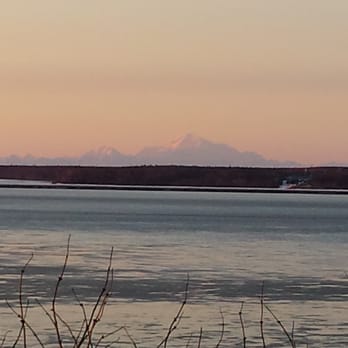 Point Woronzof Park - Mt McKinley as seen from Point Woronzof - Parks Near Me - Anchorage, Alaska