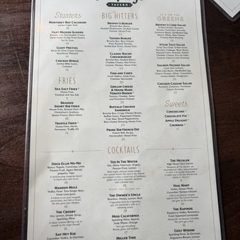 Brophy's Tavern - Menu April 2026 - Sports Bars Near Me - Carmel-by-the-Sea, California Brophy's Tavern - Menu April 2026 - Sports Bars Near Me - Carmel-by-the-Sea, California