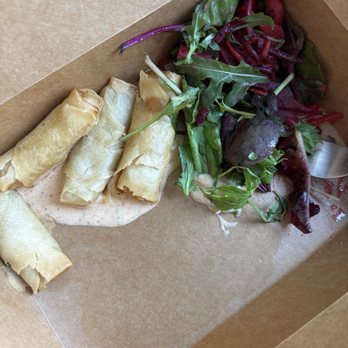 The Classroom Bistro - Spring rolls which I took home for dinner - Bistros Near Me - Nairn, HLD The Classroom Bistro - Spring rolls which I took home for dinner - Bistros Near Me - Nairn, HLD