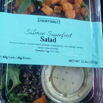 Everytable - The Salomon Salad is very feeling. I am not a quinoa fan but you don't taste it. - Salad Near Me - Compton, California