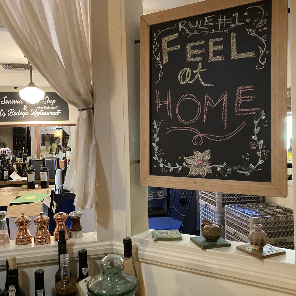 Sonoma Wine Shop & La Bodega Kitchen - Rule #1: Feel at home! - Vegetarian Near Me - Sebastopol, California Sonoma Wine Shop & La Bodega Kitchen - Rule #1: Feel at home! - Vegetarian Near Me - Sebastopol, California
