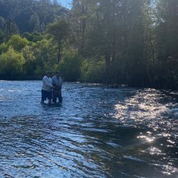 Trinity Fly Shop - Wading in the summer can be with just shorts in shallower areas. Nice on a hot summer day to stay cool.