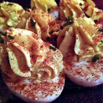 Dinosaur Bar-B-Que - Creole Deviled Eggs - Barbeque Near Me - Syracuse, New York Dinosaur Bar-B-Que - Creole Deviled Eggs - Barbeque Near Me - Syracuse, New York