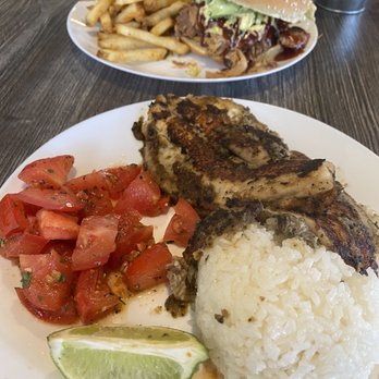 uniQue bite eatery - Cilantro Tilapia Plate - New American Near Me - Indio, California uniQue bite eatery - Cilantro Tilapia Plate - New American Near Me - Indio, California