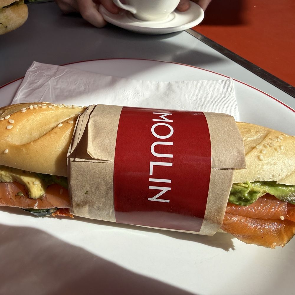 Moulin in Newport Beach, CA #smokedsalmon Moulin in Newport Beach, CA #smokedsalmon
