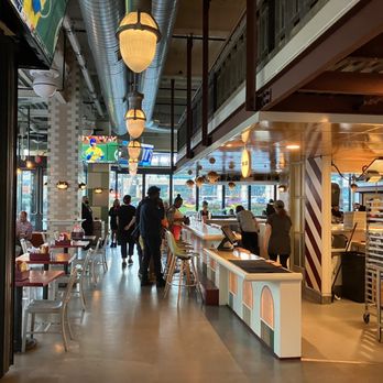Union Assembly - the interior of a food court - New American Near Me - Detroit, Michigan