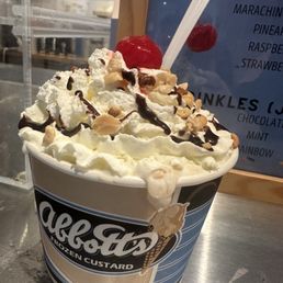 Standard sundae. Standard sundae.