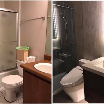 Kitchen Inspiration - Before and after guest bath - Interior Design Near Me - Belmont, California