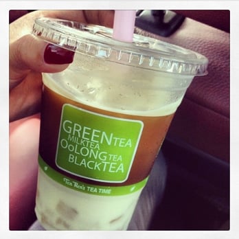 Ten Ren Tea - Regular honey green milk tea with aloe vera. I recommend! - Bubble Tea Near Me - Cupertino, California Ten Ren Tea - Regular honey green milk tea with aloe vera. I recommend! - Bubble Tea Near Me - Cupertino, California