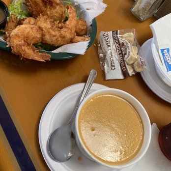 Gramma Dot's - Lobster bisque and coconut shrimp - Seafood Near Me - Sanibel, Florida Gramma Dot's - Lobster bisque and coconut shrimp - Seafood Near Me - Sanibel, Florida