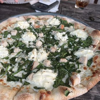 J. Dolan's - Spinach & Garlic Pie - Pizza Near Me - Honolulu, Hawaii