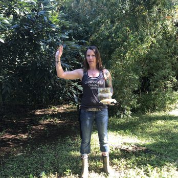 Lydgate Farms - Andrea - our amazing tour leader - Botanical Gardens Near Me - Kapaa, Hawaii