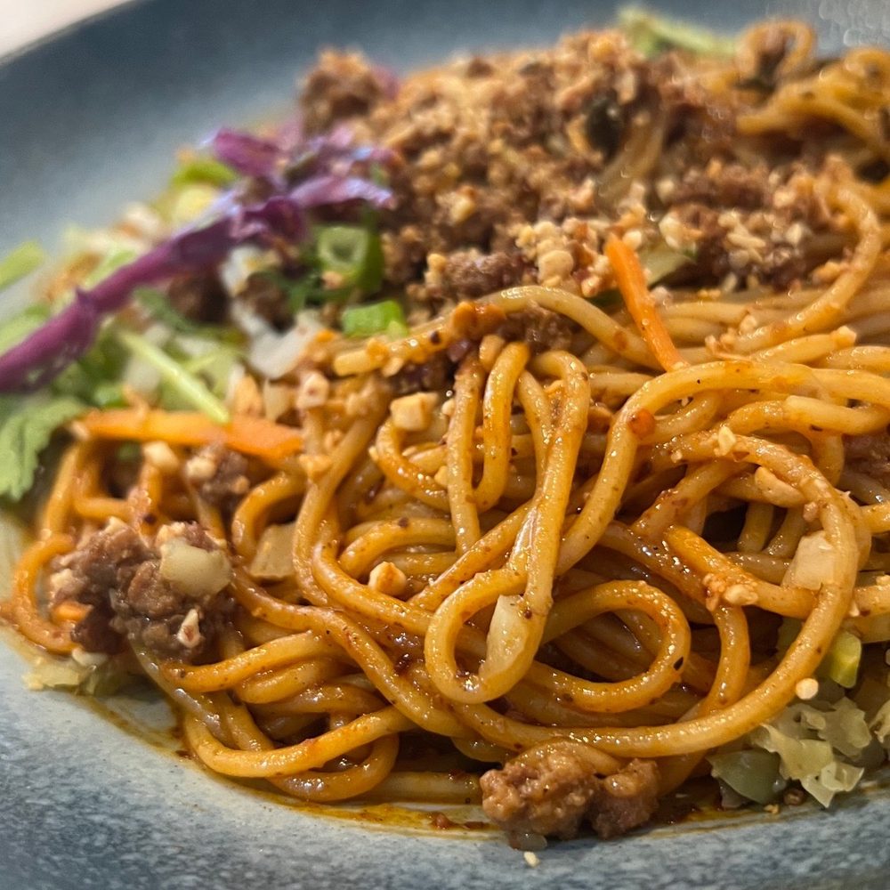 Q Noodles - N5 - yubinspicy dry noodle with minced pork - Noodles Near Me - Cary, North Carolina Q Noodles - N5 - yubinspicy dry noodle with minced pork - Noodles Near Me - Cary, North Carolina