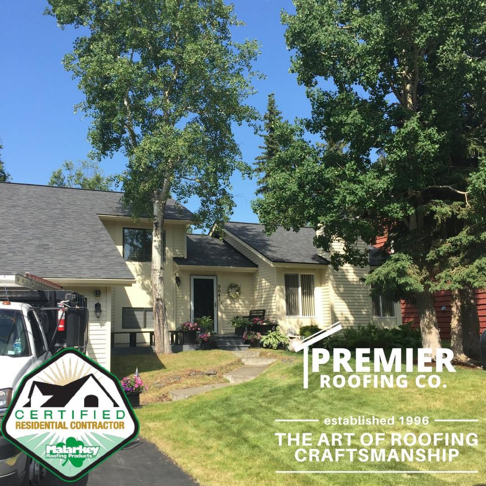 Slide of Premier Roofing