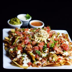 Nopales Mexican Bar & Grill - Nachos , ( chicken , carnitas , barbacoa )