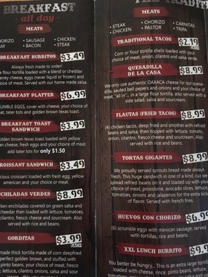 Menu photo 5 Arrieros Taqueria and Grill Lilburn, GA