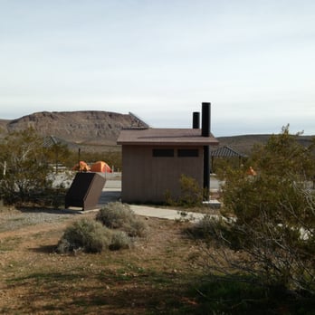 Red Rock Campground - Restroom with solar panel on top - Hiking Near Me - Las Vegas, Nevada