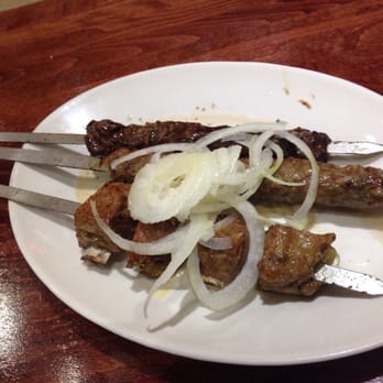 Cheburechnaya - Lamb ribs, beef skirt, and lulya. Lulya was the best of the three. - Kosher Near Me - Rego Park, New York Cheburechnaya - Lamb ribs, beef skirt, and lulya. Lulya was the best of the three. - Kosher Near Me - Rego Park, New York