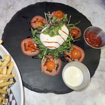 Caffe Concerto - buratta cheese - Pizza Near Me - Los Angeles, California Caffe Concerto - buratta cheese - Pizza Near Me - Los Angeles, California