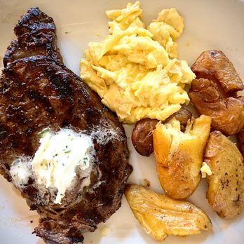 Spaghettini - Australian Prime steak and eggs - Italian Near Me - Seal Beach, California