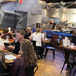 Flying Boat Tap Room - Part of the kitchen and seating area