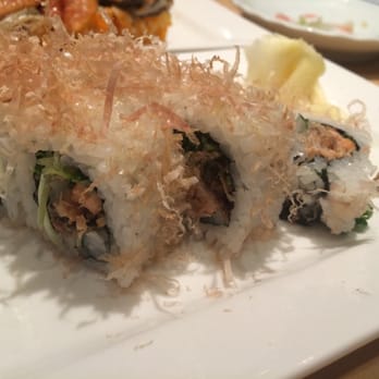 Yanagi Sushi - Salmon skin roll for $6.95 - Japanese Near Me - Honolulu, Hawaii Yanagi Sushi - Salmon skin roll for $6.95 - Japanese Near Me - Honolulu, Hawaii