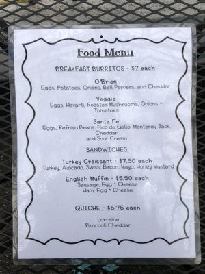 Menu photo 6 Hotwire Coffeehouse Seattle, WA