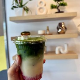 Strawberry matcha