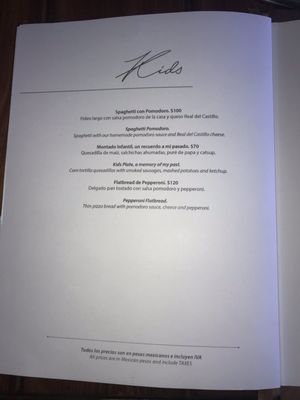 Menu photo 2 Don Tomas Restaurant El Porvenir, BCN Menu photo 2 Don Tomas Restaurant El Porvenir, BCN